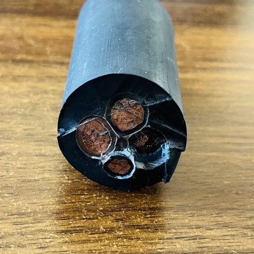 ?YZB、YZwB 中型橡套扁形軟電纜尺寸